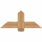 Ekena Millwork Eugene Smooth Timber Gable Bracket, Western Red Cedar, 36"W x 15"H x 1 1/2"D x 5 1/2"F, 10/12 Pitch GBW036X15X0206EUG00SWR - alternate 1
